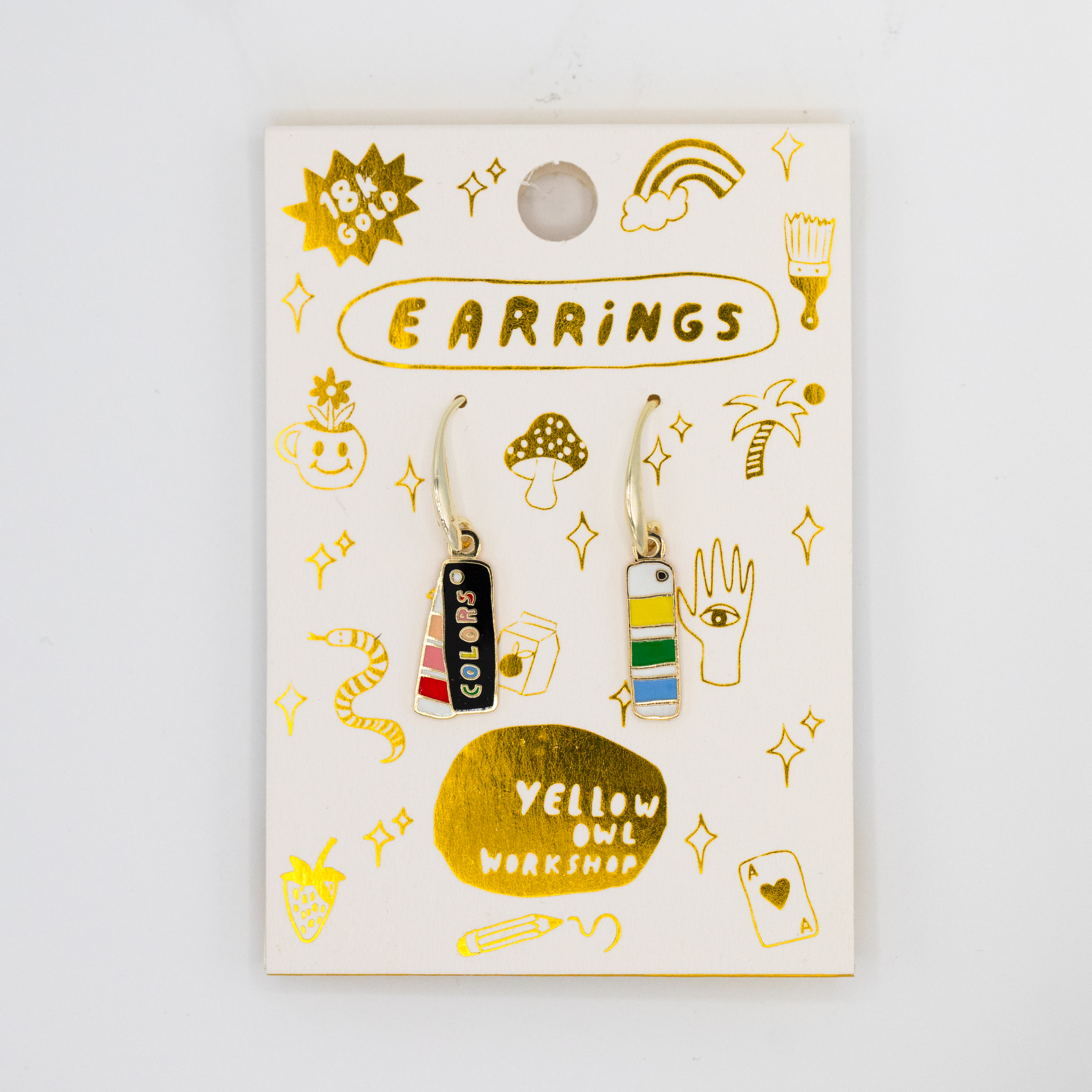 Drop Earrings - Colour Swatch Book