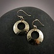 Mikel Grant Jewelry Earrings - Hammer Disc Hoop 14K Gold Fill