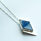 Fire & Grace Silverworks - Marian De Gier - CCBC Necklace - Lapis Lazuli Pendant - Large