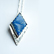 Fire & Grace Silverworks - Marian De Gier - CCBC Necklace - Lapis Lazuli Pendant - Large