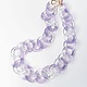 Minori Takagi Necklace - Circle Chain - Purple Glass