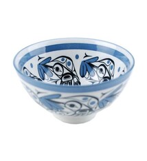 Bill Helin - Hummingbird Bowl Blue - Medium