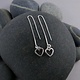 Mikel Grant Jewelry Earrings - Heart Threader Sterling Silver