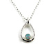 Mikel Grant Jewelry Necklace - Welo Opal Raindrop Sterling Silver