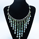 Susan Koch - CCBC Necklace - "Bad Ombre" 77 Sea Glass, Custom Hinges