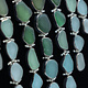 Susan Koch - CCBC Necklace - "Bad Ombre" 77 Sea Glass, Custom Hinges