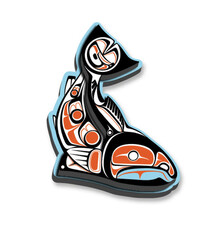 Magnet - Sockeye Salmon by Paul Windsor