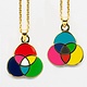 Necklace - 2 Sided Pendant - RGB & CMYK
