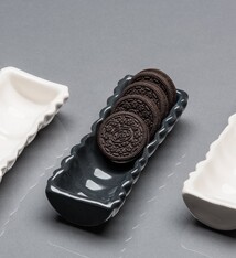 Hitomi Mckenzie - CCBC Cookie Holder  - Porcelain Ceramic - Black