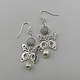 Morgan Asoyuf Earrings - Butterfly - Rainbow Moonstone & Pearls
