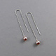 Mikel Grant Jewelry Earrings - Pink Pearl Threader Sterling Silver