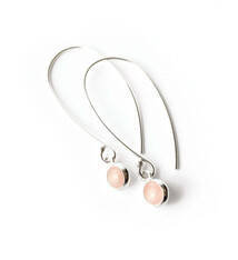 Paprika Design - CCBC Earrings - Drops - Rose Quartz 6mm