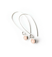 Paprika Design - CCBC Earrings - Drops - Rose Quartz 6mm