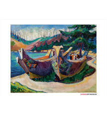 AAM Collection Poster -  Emily Carr - War Canoes