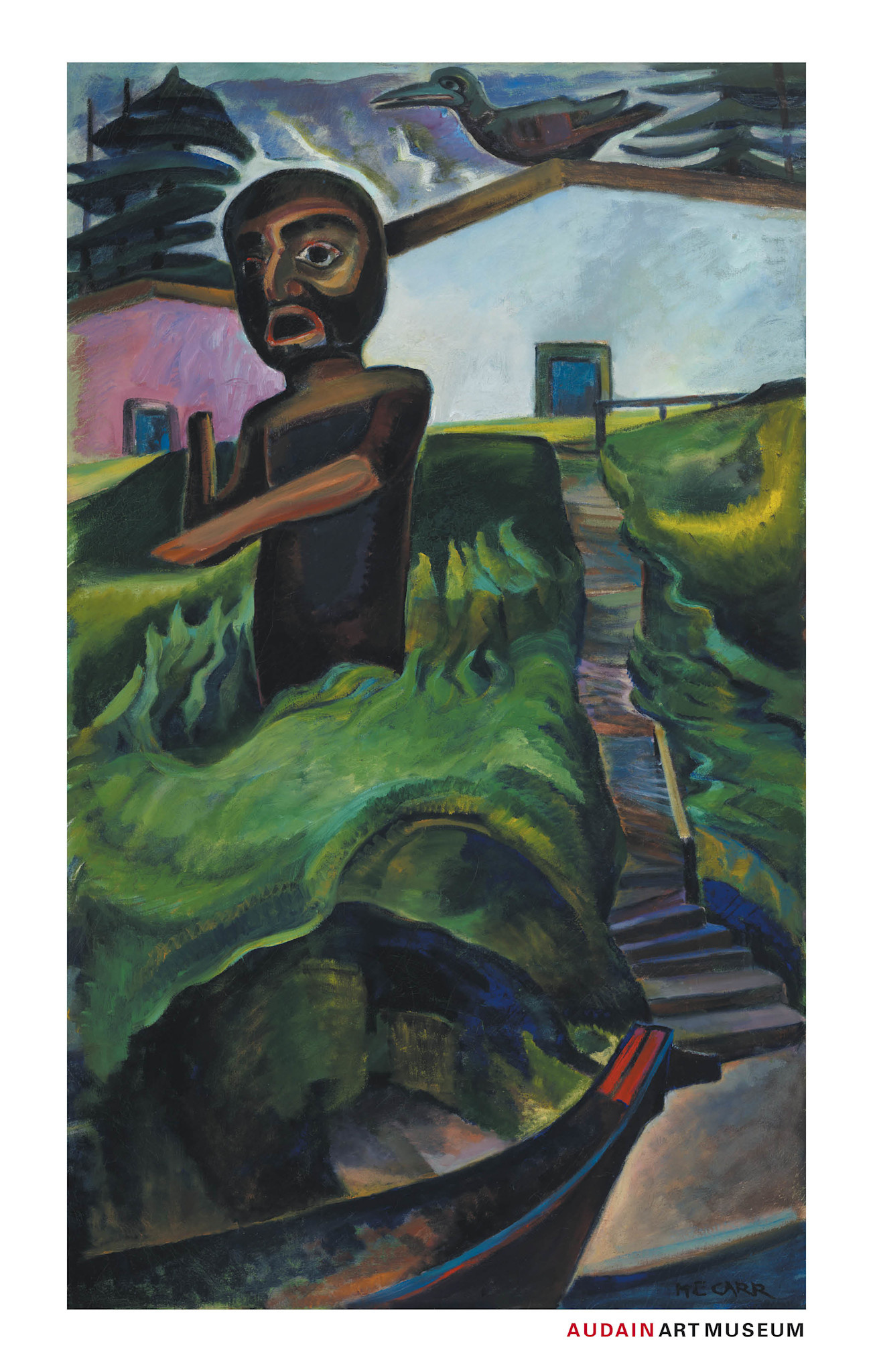 AAM Collection Poster -  Emily Carr - The Crazy Stair