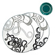 Porcelain Art Dinner Plates Set of 2 - Octopus