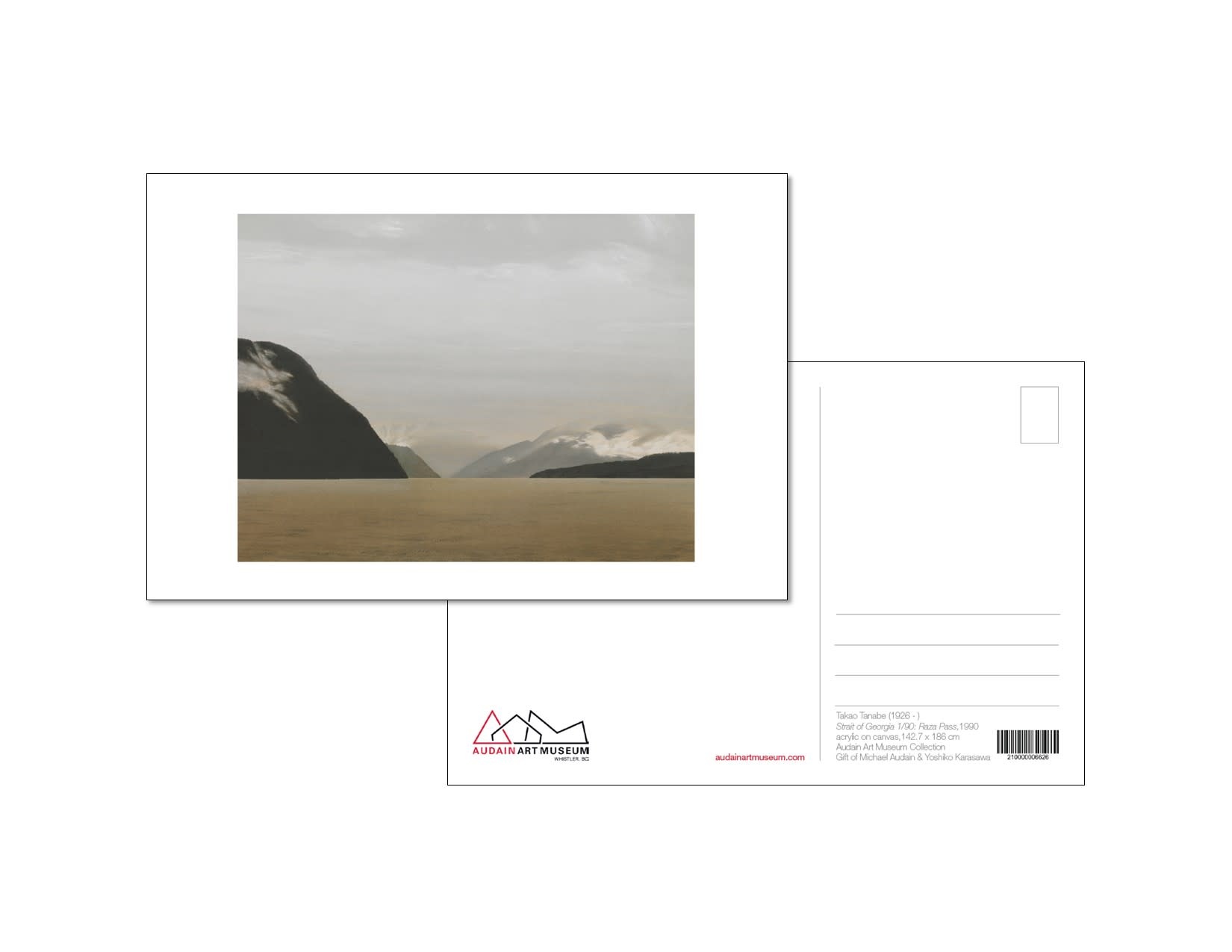 AAM Collection Postcard - Takao Tanabe - Strait of Georgia, Raza Pass