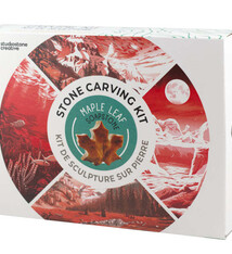 Soapstone Carving Kit - Maple Leaf