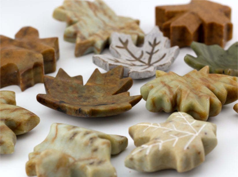 Soapstone Carving Kit - Maple Leaf