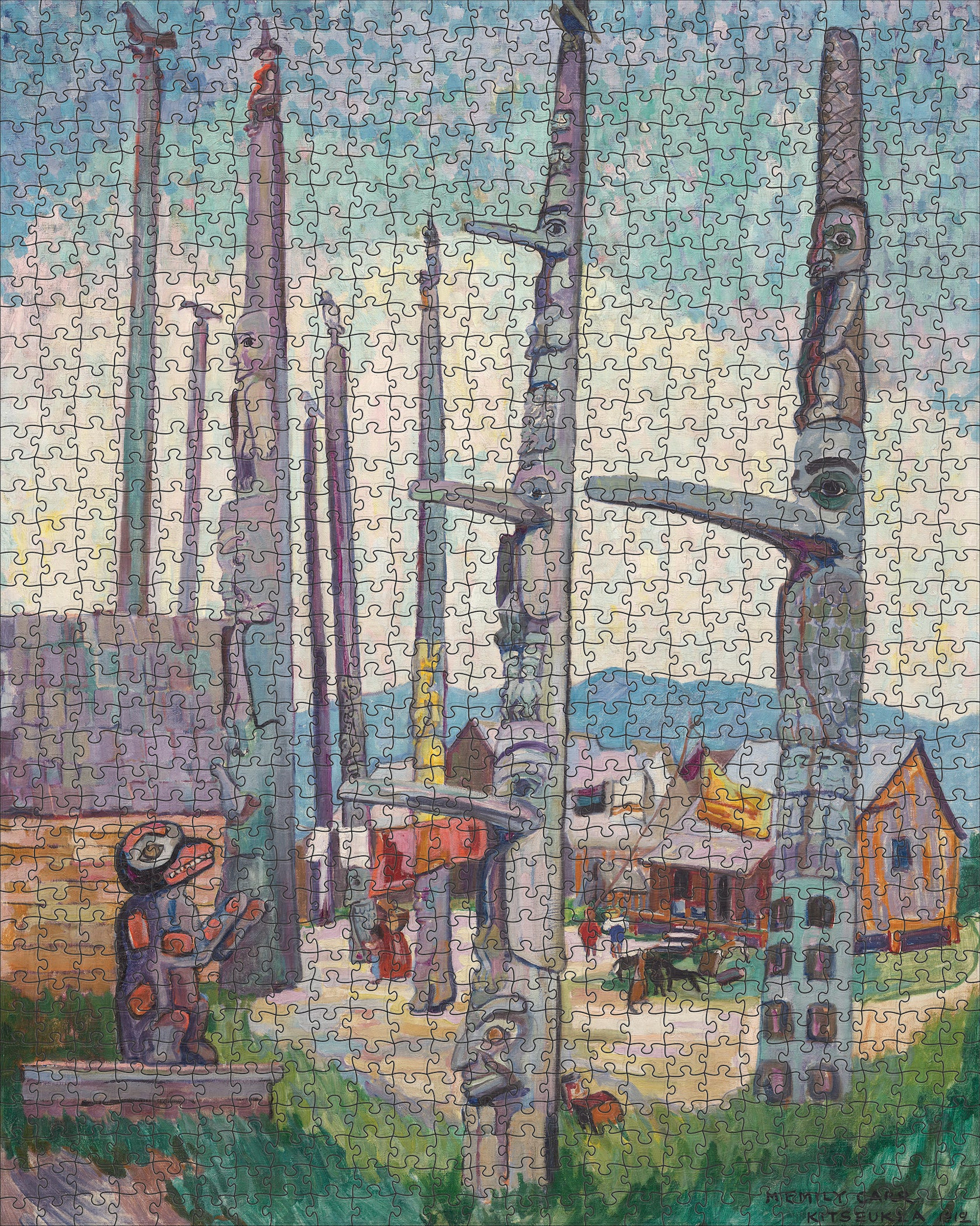 Puzzle Emily Carr - Totem Poles