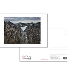 Postcard - Edward Burtynsky - Coast Mountains #15, Receding Glacier