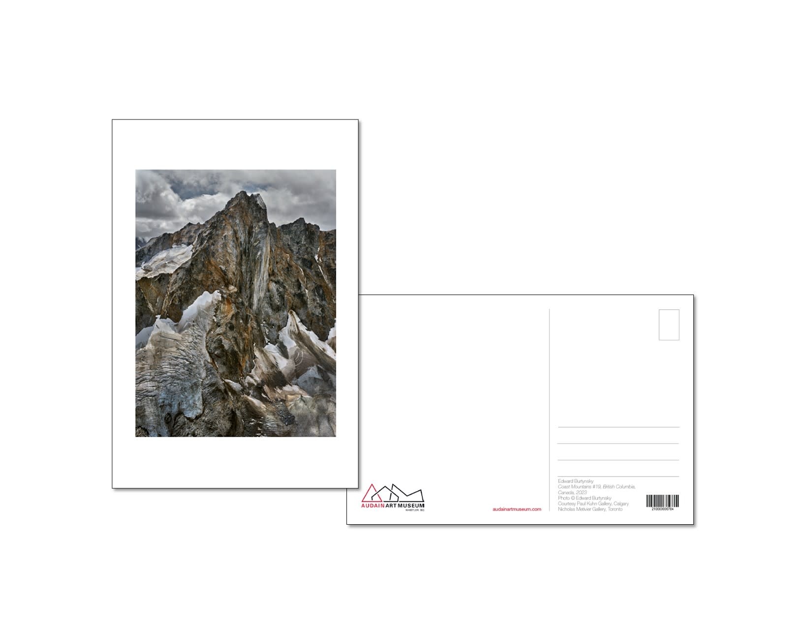 Postcard - Edward Burtynsky - Coast Mountains #19