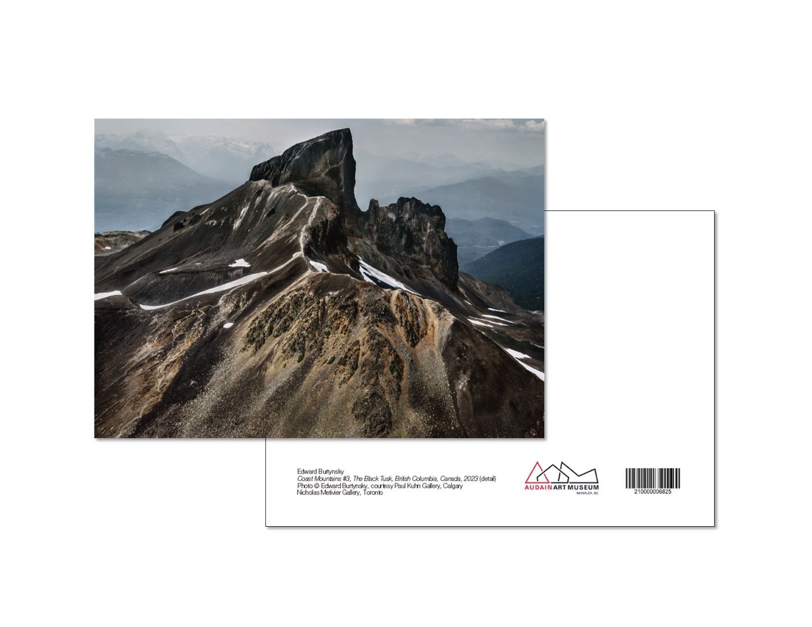 Art Card - Edward Burtynsky - Coast Mountains #3, The Black Tusk