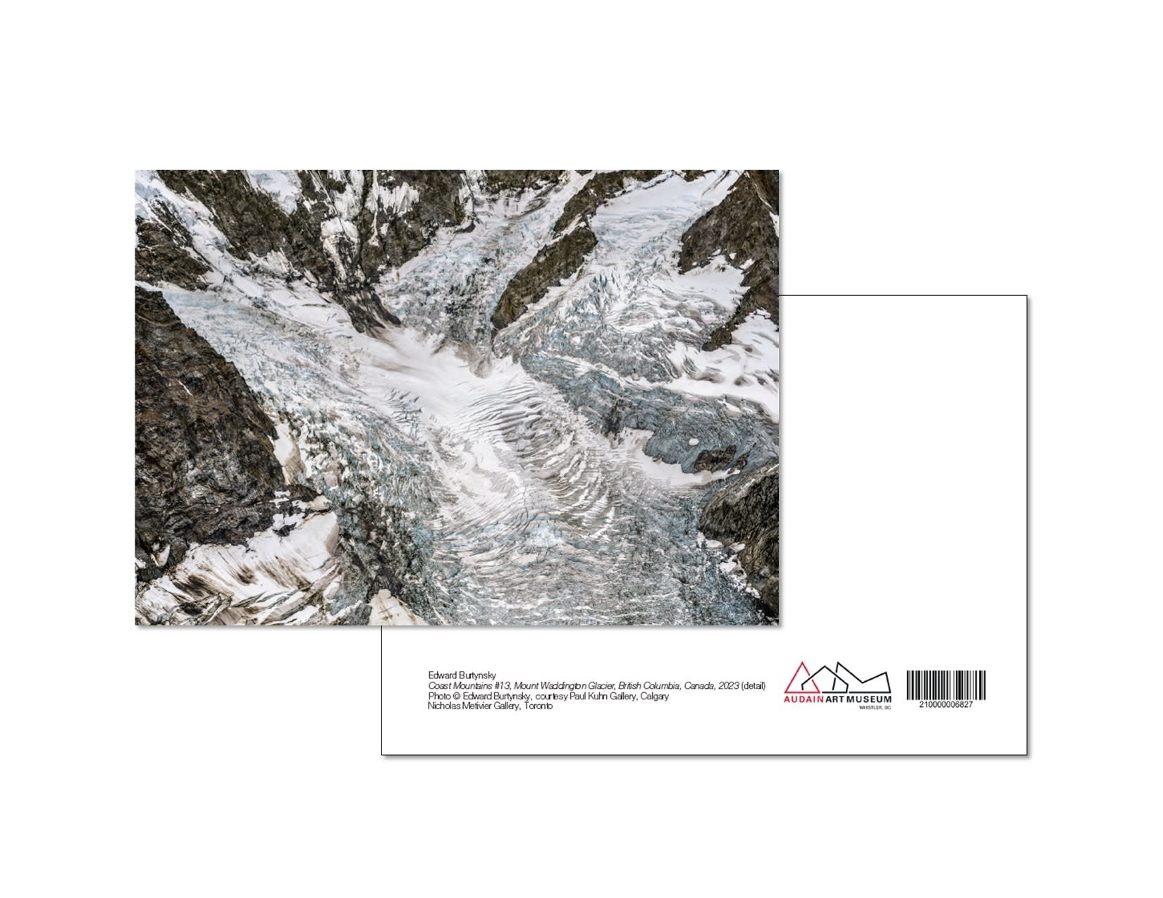 Art Card - Edward Burtynsky - Coast Mountains #13, Mount Waddington Glacier