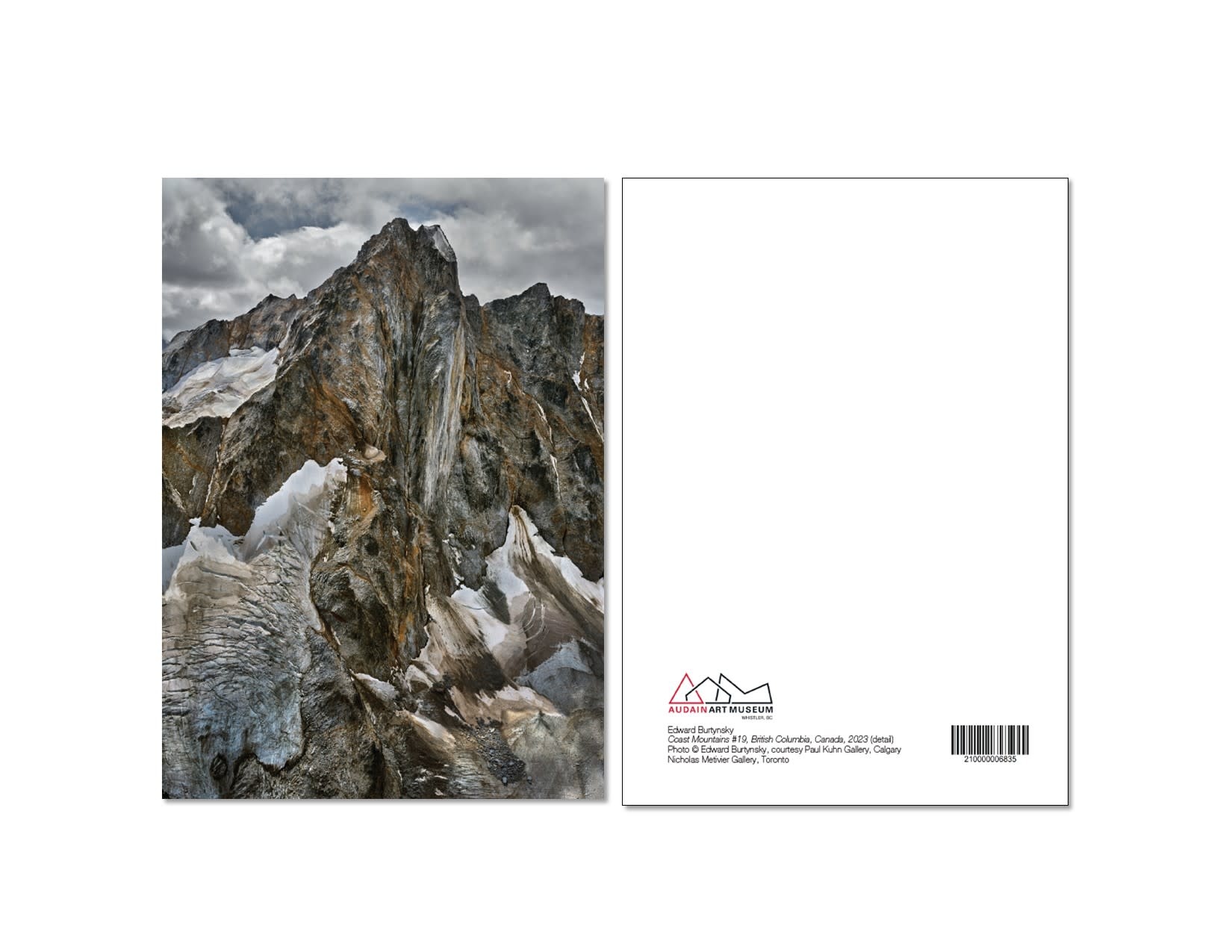 Art Card - Edward Burtynsky - Coast Mountains #19