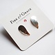 Fire & Grace Silverworks - Marian De Gier - CCBC Earrings - Angel Wing Studs