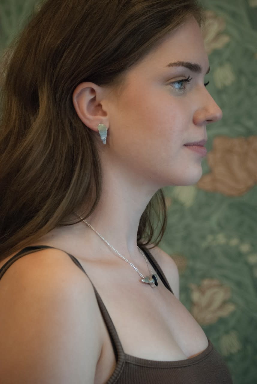Fire & Grace Silverworks - Marian De Gier - CCBC Earrings - Angel Wing Studs