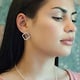Fire & Grace Silverworks - Marian De Gier - CCBC Earrings - Diamond Loop Studs