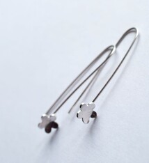 Fire & Grace Silverworks - Marian De Gier - CCBC Earrings - Floral Drop