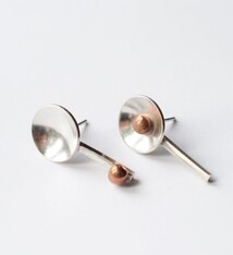 Fire & Grace Silverworks - Marian De Gier - CCBC Earrings - Pendulum Studs
