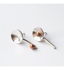 Fire & Grace Silverworks - Marian De Gier - CCBC Earrings - Pendulum Studs