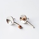 Fire & Grace Silverworks - Marian De Gier - CCBC Earrings - Pendulum Studs