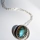 Fire & Grace Silverworks - Marian De Gier - CCBC Necklace - Labradorite Forest Pendant