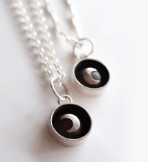 Fire & Grace Silverworks - Marian De Gier - CCBC Necklace - Moon Weather Pendant