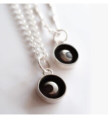 Fire & Grace Silverworks - Marian De Gier - CCBC Necklace - All Weather Moon Pendant