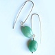 Fire & Grace Silverworks - Marian De Gier - CCBC Earrings - Gem Drop - Aventurine
