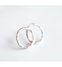 Fire & Grace Silverworks - Marian De Gier - CCBC Earrings - Loop Studs