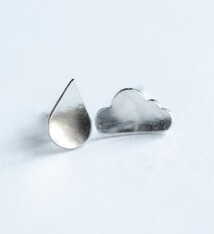 Fire & Grace Silverworks - Marian De Gier - CCBC Earrings - Raincity Studs