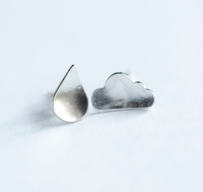 Fire & Grace Silverworks - Marian De Gier - CCBC Earrings - Raincity Studs