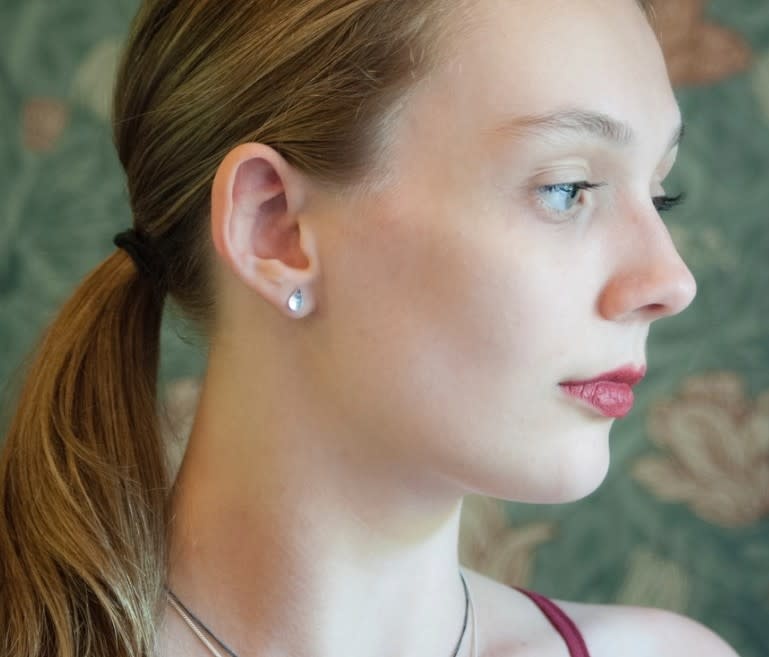 Fire & Grace Silverworks - Marian De Gier - CCBC Earrings - Raincity Studs