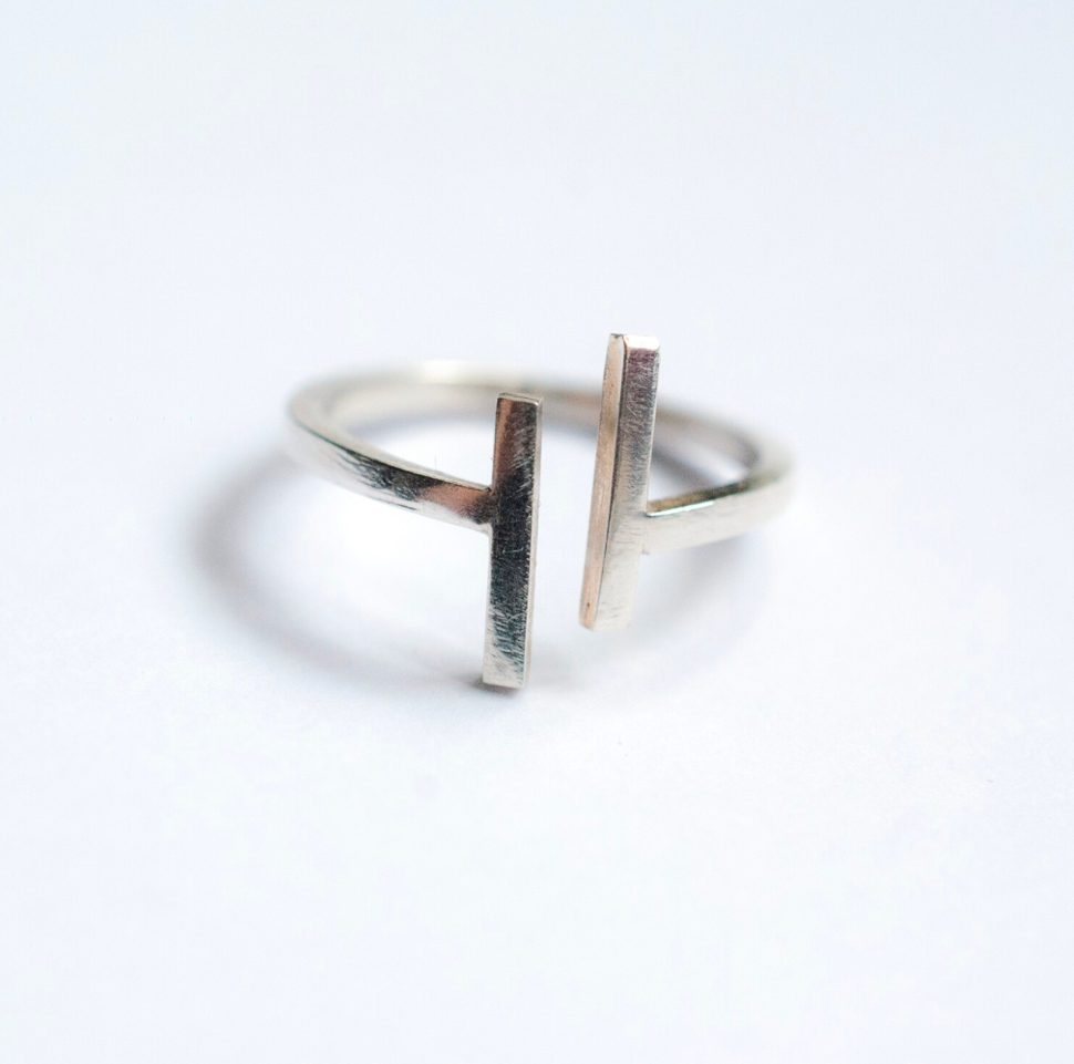 Fire & Grace Silverworks - Marian De Gier - CCBC Ring - Twig