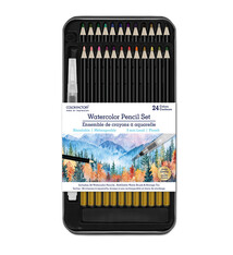 Watercolour Pencil Set - 24 Colours