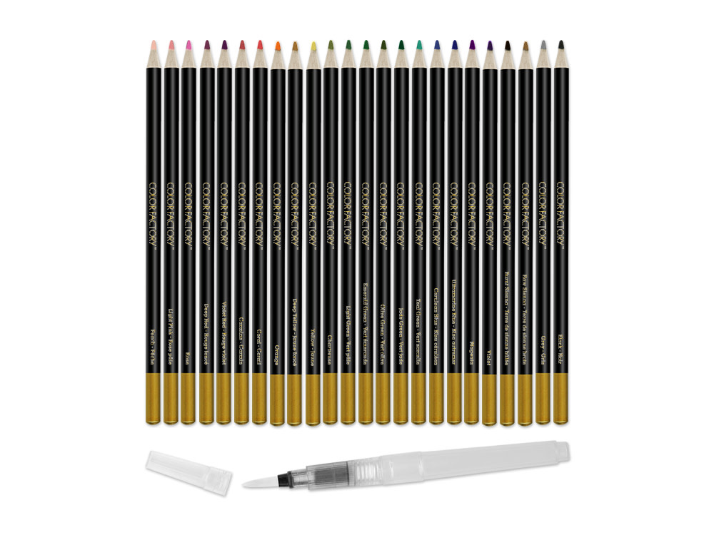 Watercolour Pencil Set - 24 Colours