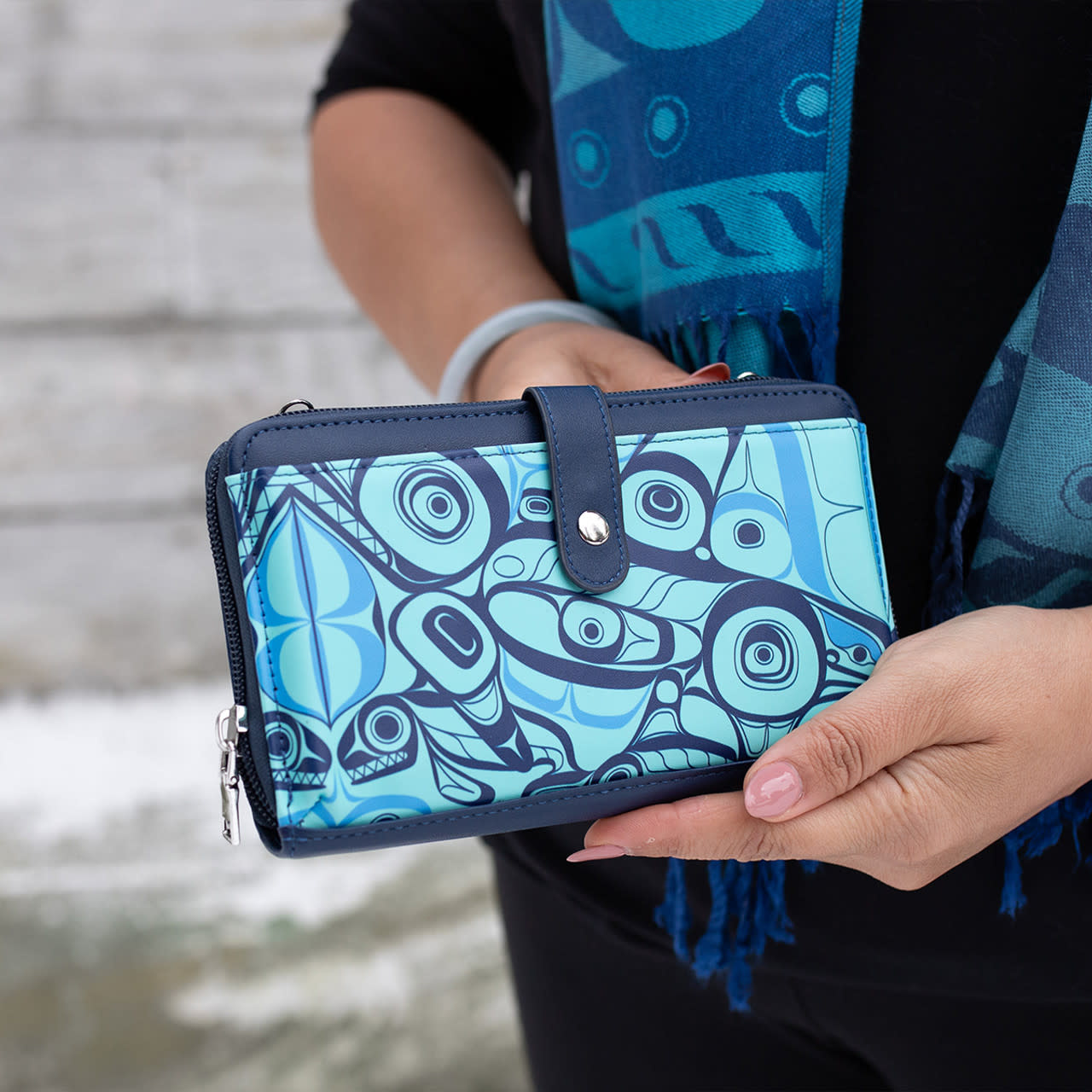 Smartphone Crossbody Bag - Orca Song