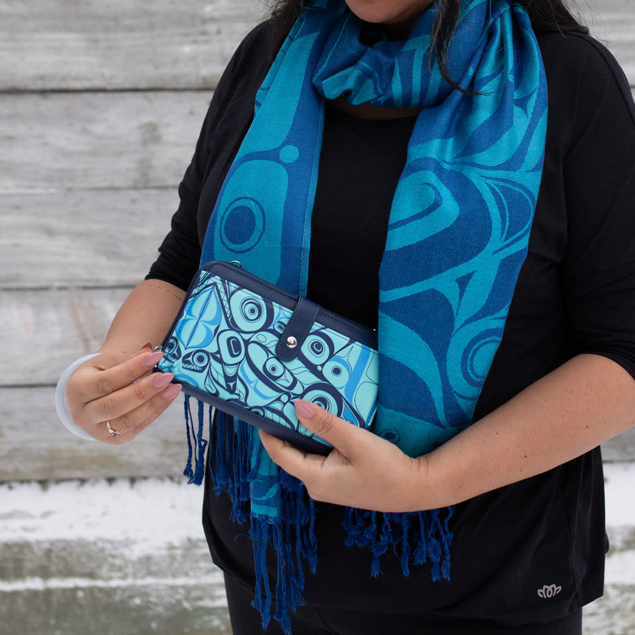 Smartphone Crossbody Bag - Orca Song