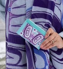 Zippered Card Wallet - Butterfly